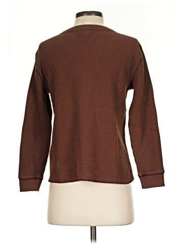 Madewell Waffle Split-Neck Crop Tee (view 2)
