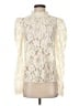 WAYF Ivory Long Sleeve Blouse Size S - photo 1