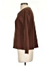 Madewell Brown Waffle Split-Neck Crop Tee Size XS - photo 5