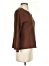 Madewell Brown Waffle Split-Neck Crop Tee Size XS - photo 4