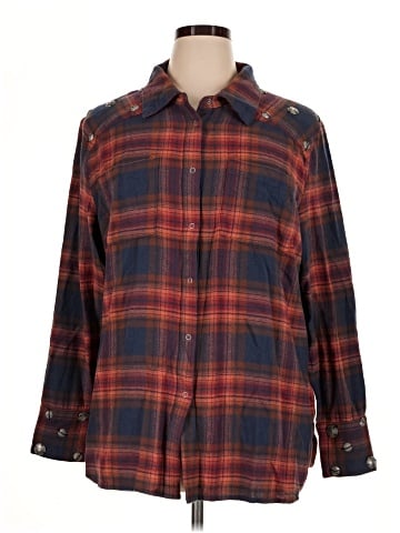 Shyanne Long Sleeve Button-Down Shirt (view 1)