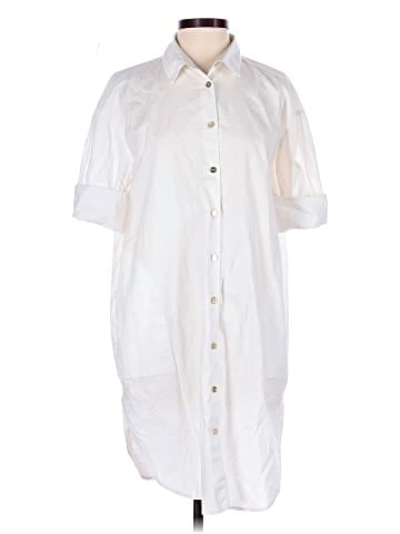 Acne Studios Cotton Oversized Poplin Shirt Dress (view 1)