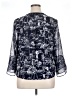 Charter Club 100% Polyester Blue 3/4 Sleeve Blouse Size 1X - photo 2