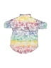 Baby Gap 100% Cotton Print White Short Sleeve Button-Down Shirt Size 12-18 mo - photo 2