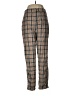 Nasty Gal Inc. Plaid Brown Casual Pants Size 8 - photo 1