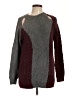 3.1 Phillip Lim Color Block Burgundy Wool Pullover Sweater Size L - photo 1