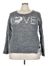 Cato 100% Polyester Gray Long Sleeve T-Shirt Size 22 - photo 1
