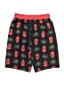 Marvel 100% Polyester Hearts Black Board Shorts Size 10 - 12 - photo 2
