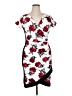 Almost Famous Print White Cocktail Dress Size 1X - photo 1