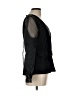 AUW Black Long Sleeve Blouse Size L - photo 4