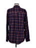 Express Plaid Blue Long Sleeve Button-Down Shirt Size M - photo 2