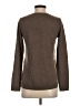 Garnet Hill 100% Wool Hearts Brown Wool Pullover Sweater Size XS - photo 2