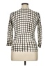 CARDIGAN Checkered-gingham Ivory Cardigan Size XL - photo 2