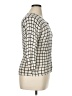 CARDIGAN Checkered-gingham Ivory Cardigan Size XL - photo 4