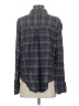 Free People Plaid Gray Long Sleeve Button-Down Shirt Size XS - photo 2