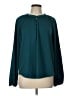 Brea Canyon Teal Long Sleeve Blouse Size L - photo 1