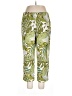 Dennis by Dennis Basso Tropical Green Casual Pants Size XL - photo 1