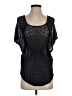 Moth 100% Cotton Black Short Sleeve Top Size XS - photo 1