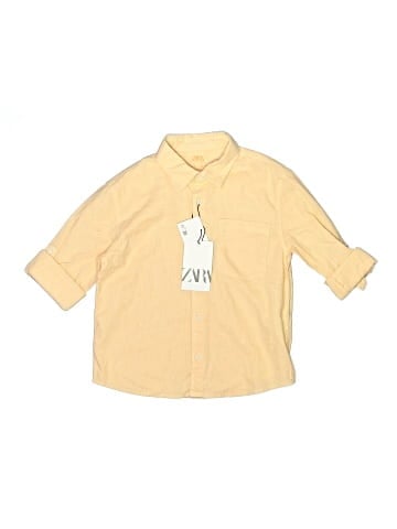 Zara Kids Long Sleeve Button-Down Shirt (view 1)