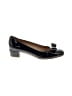 Salvatore Ferragamo Black Blue Heels Size 7 - photo 1
