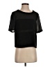 W118 by Walter Baker Black Short Sleeve Top Size S - photo 1