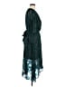 Eliza J 100% Polyester Paisley Teal Cocktail Dress Size 8 - photo 4