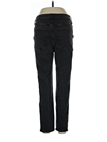 Madewell Curvy Stovepipe Jeans in Black Rinse Wash (view 2)
