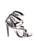 Tory Burch 100% Leather Metallic Silver Sandals Size 6 - photo 1