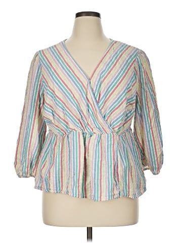 St. John's Bay 3/4 Sleeve Blouse (view 1)