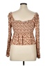 Arula Brown 3/4 Sleeve Blouse Size 0X - photo 2
