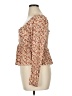 Arula Brown 3/4 Sleeve Blouse Size 0X - photo 5