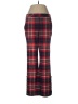 Trina Turk Plaid Red Casual Pants Size 4 - photo 1