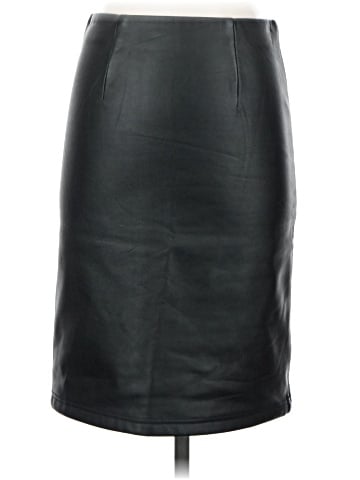 Ann Taylor LOFT Faux Leather Skirt (view 2)