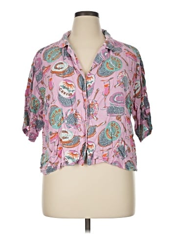 Printfresh Short Sleeve Blouse (view 1)