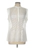 CAbi Ivory Sleeveless Blouse Size L - photo 1