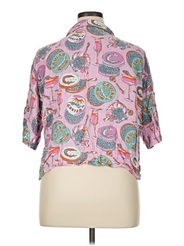 Printfresh Short Sleeve Blouse (view 2)