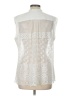 CAbi Ivory Sleeveless Blouse Size L - photo 2