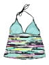 Mossimo Print Green Swimsuit Top Size S - photo 2