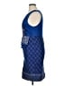 Spiegel Graphic Blue Cocktail Dress Size 16 - photo 5