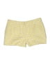 Forever 21 100% Polyester Checkered-gingham Yellow Shorts Size L - photo 1