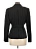 Signature by Larry Levine Stripes Black Blazer Size 10 - photo 2