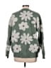Forever 21 100% Polyester Floral Green Pullover Sweater Size L - photo 2