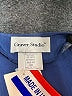 Graver Studio 100% Polyester Blue 3/4 Sleeve Blouse Size L - photo 7