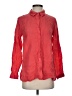 Eileen Fisher Red Long Sleeve Button-Down Shirt Size XXS - photo 1
