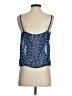 American Apparel Blue Sleeveless Blouse Size S - photo 2