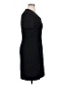 CDC Apparel 100% Polyester Solid Black Casual Dress Size 14 - photo 4