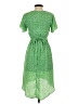 Sienna Sky 100% Polyester Polka Dots Green Casual Dress Size XS - photo 2