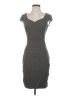 H&M Chevron-herringbone Gray Casual Dress Size 4 - photo 1