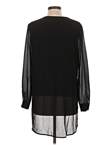 Joan Vass Long Sleeve Blouse (view 2)