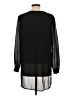 Joan Vass 100% Polyester Black Long Sleeve Blouse Size L - photo 2